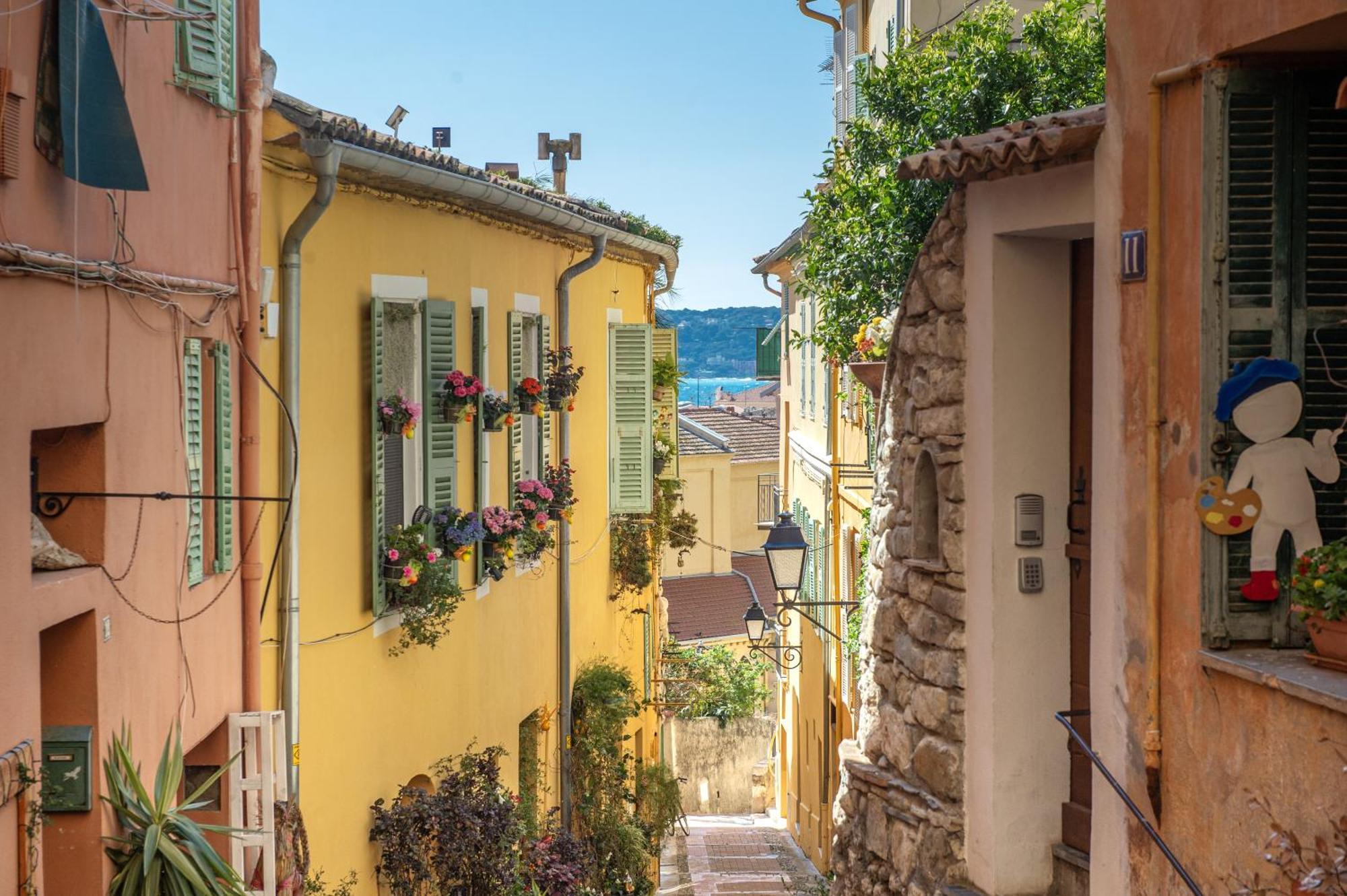 Palm Riviera - Vieille Ville De Menton - Vue Mer 外观 照片