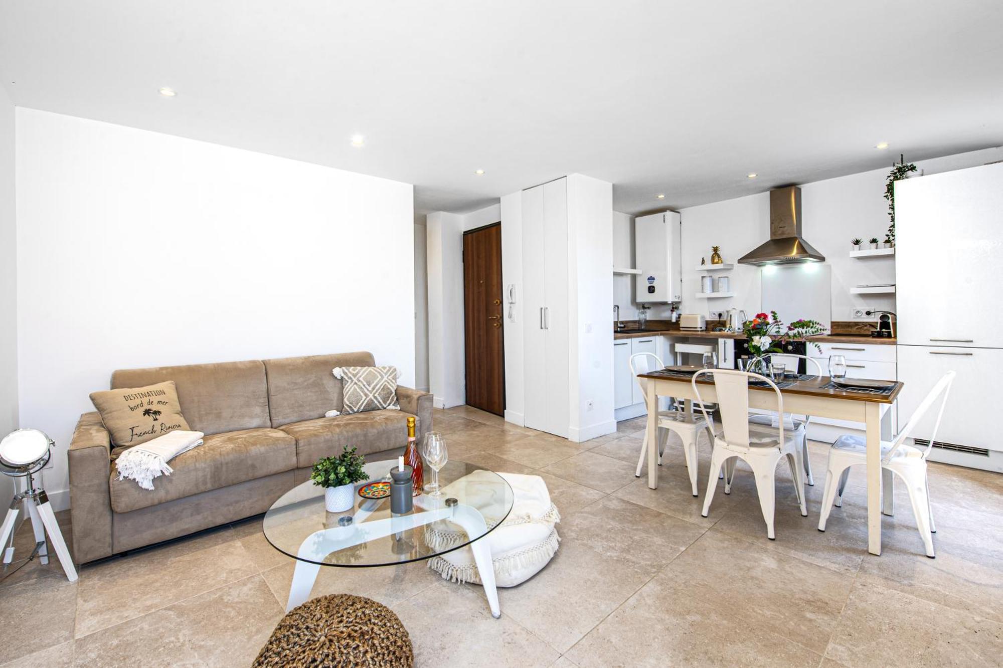 Palm Riviera - Vieille Ville De Menton - Vue Mer 外观 照片